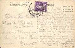 CPA Menton La Vieille Ville a travers les Oliviers 