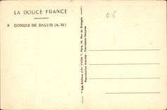 CPA La Douce France Gorges de Daluis A M 