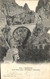 CPA Menton Pont St Louis Frontiere Italienne 