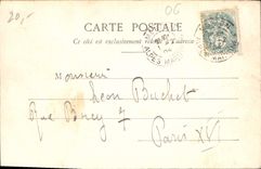 CPA Menton Pont St Louis Frontiere Italienne 