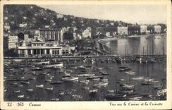 CPA Cannes Vue sur le Casino et la Croisette 
