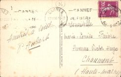 CPA Cannes Vue sur le Casino et la Croisette 