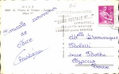 CPA Nice Le Theatre de Verdure Jardin Albert Ier 