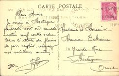 CPA Caen Cour interieure de la Maison de Catran 