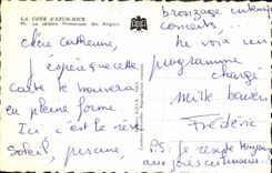 CPA La Cote d'Azur Nice La celebre Promenade des Anglais 