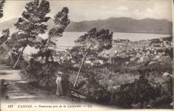 CPA Cannes Panorama pris de la Californie 