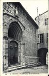 CPA Grasse Portail lateral de la Cathedrale 