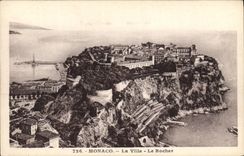 CPA Monaco La Ville Le Rocher 
