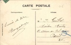 CPA Nice Palais de la Jetee entre les Palmiers 