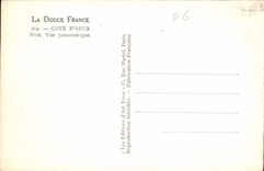 CPA La Douce France Cote d'Azur Nice vue panoramique 