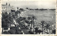 CPA La Cote d'Azur Cannes le Boulevard de la Croisette 