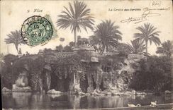 CPA Nice la grotte des Jardins 
