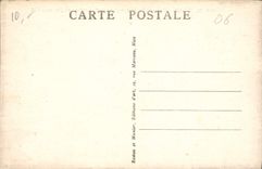 CPA Menton vue generale prise de la Frontiere Italienne 