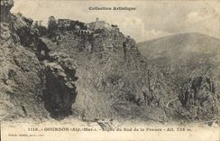 CPA Collection Artistique Gourdon Alp Mar Ligne du Sud de la France 