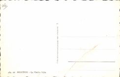 CPM Menton la Vieille Ville 