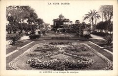 CPA La Cote d'Azur Menton le Kiosque de Musique 