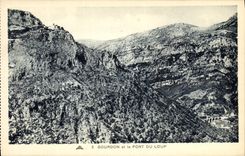 CPA Gourdon et le Pont du Loup 