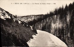 CPA Beuil le Plateau de Beuil l'hiver 