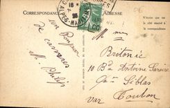 CPA Cannes la Plage et le Mont Chevalier 