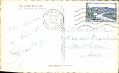 CPA Cote d'Azur Coucher de Soleil 