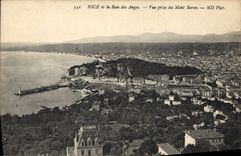 CPA Nice et la Baie des Anges vue prise du Mont Boron 