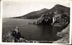CPA L'Esterel Corniche d'Or les roches rouges du trayas 