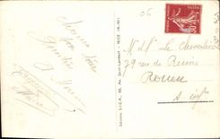 CPA L'Esterel Corniche d'Or les roches rouges du trayas 