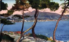 CPA Cap Martin vue sur Menton 