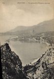 CPA Menton vue prise de la Frontiere Italienne 