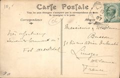 CPA Menton vue prise de la Frontiere Italienne 