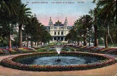 CPA Mente Carlo les Jardins et le Casino 