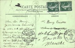 CPA Cannes Effet de Vagues et les Montagnes de l'Esterel 