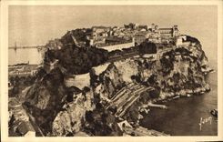 CPA Monaco Principaute le Rocher 