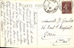 CPA Cannes vue prise de la Californie et Montagnes de l'Esterel 