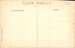 CPA Menton vu de la Plage 