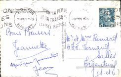 CPA La Cote d'Azur Menton vue prise des Colombieres 