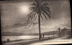 CPA Cannes Coucher de Soleil sur l'Esterel 