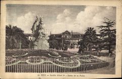 CPA Nice Jardin Albert Ier Statue de la Poesie 