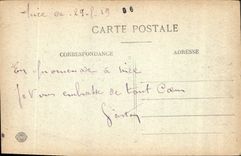 CPA Nice Jardin Albert Ier Statue de la Poesie 