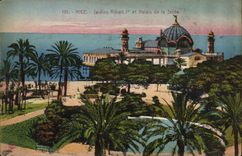 CPA Nice Jardins Albert Ier et Palais de la Jetee 