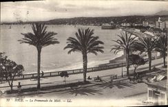 CPA Nice la Promenade du Midi 