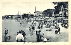 CPA Juan les Pins la Plage 