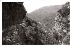 CPA Cote d'Azur Gorges du Loup le Pont du Loup vu de l'entree des Gorges 