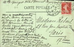 CPA Cannes vue sur la croisette et le Mont Chevalier 