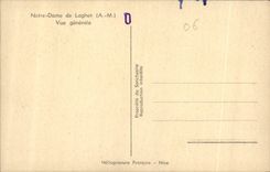 CPA Notre Dame de Laghet A M vue generale 