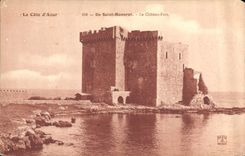 CPA La Cote d'Azur Ile Saint Honorat le Chateau Fort 