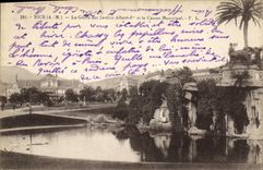 CPA Nice A M la Grotte des Jardins Albert Ier et le Casino Municipal 