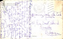 CPA Menton Garavan le pont Saint Louis et l'Italie 