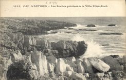 CPA Cap d'Antibes les Roches Pointues a la Villa Eilen Roch 
