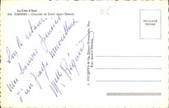 CPA La Cote d'Azur Cannes Coucher de Soleil dans l'Esterel 